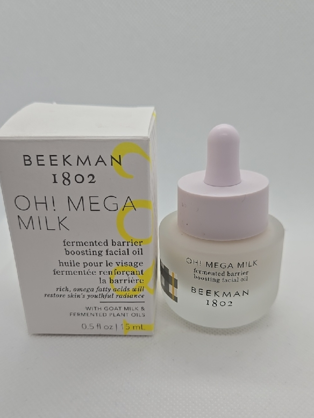 Beekman 1802 Oh! Mega Milk Facial Oil .5 Fl Oz
